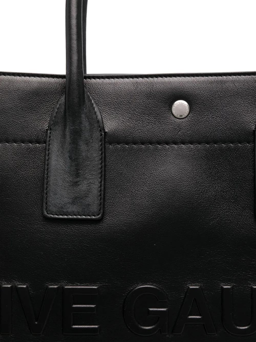 SAINT LAURENT Oversized Rive Gauche Tote Handbag