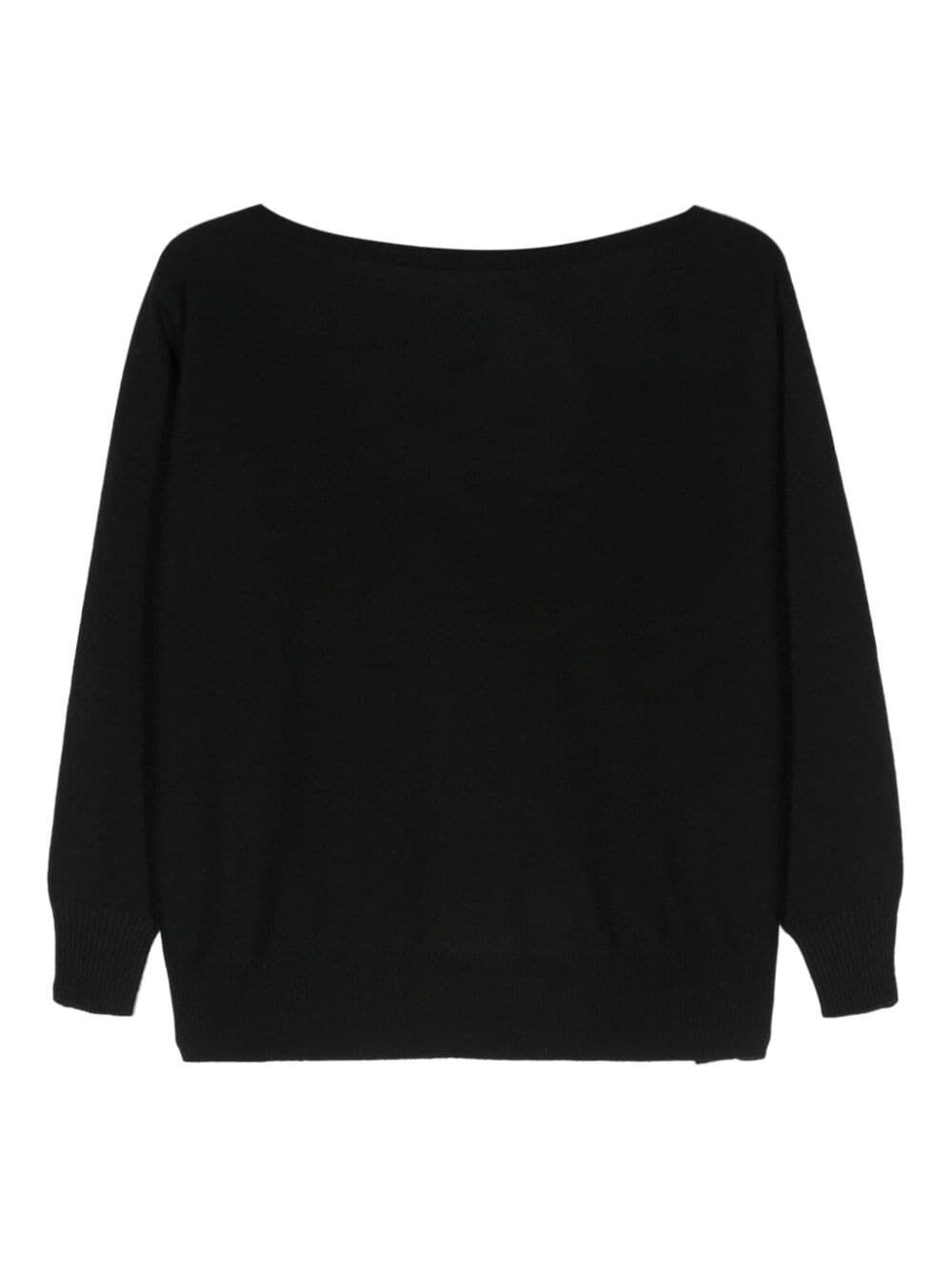 D.EXTERIOR Cozy and Stylish Knitwear - Long Raglan Sleeve Boat Neck