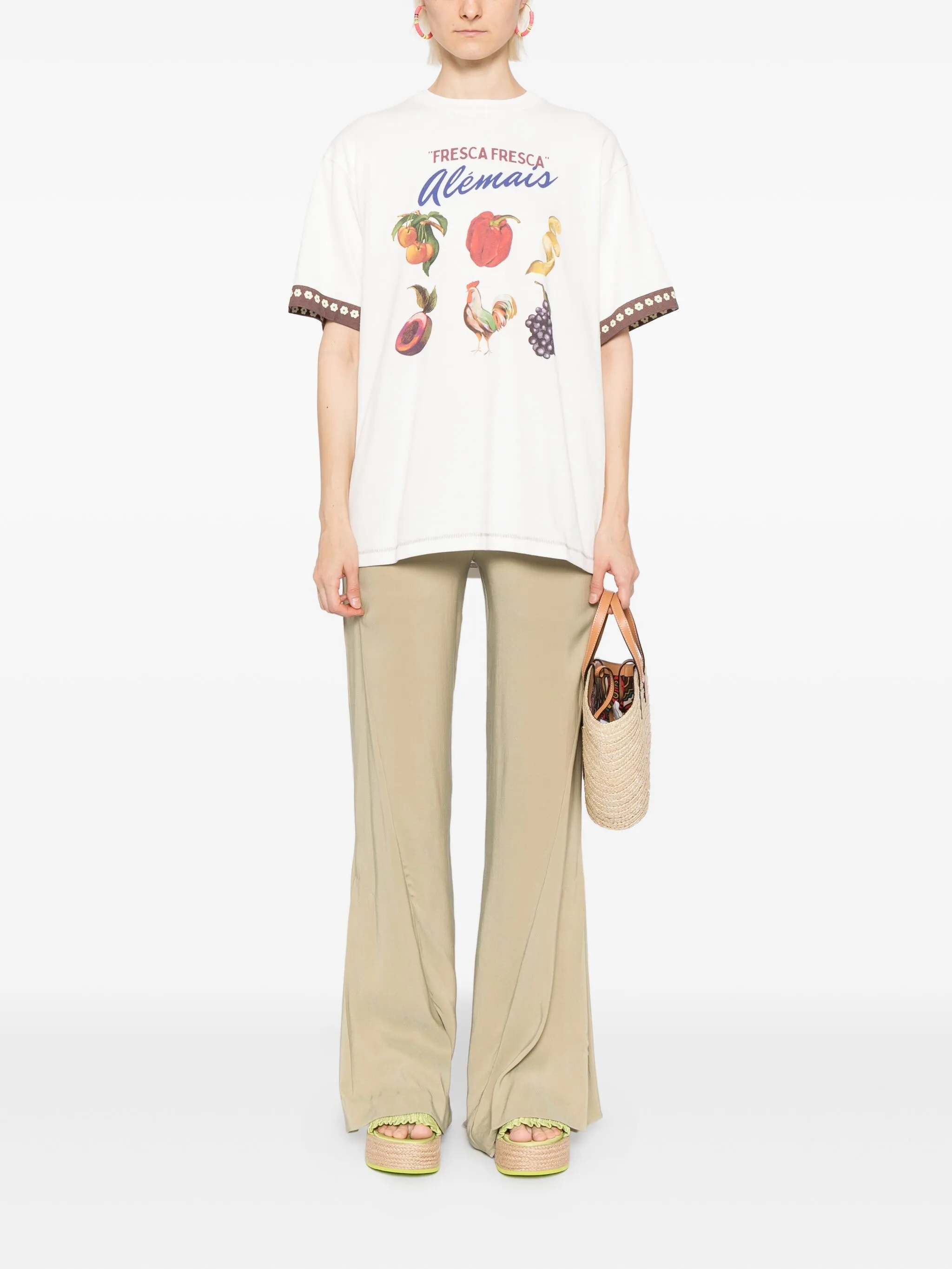 ALEMAIS Relaxed Fit Short-Sleeved T-Shirt