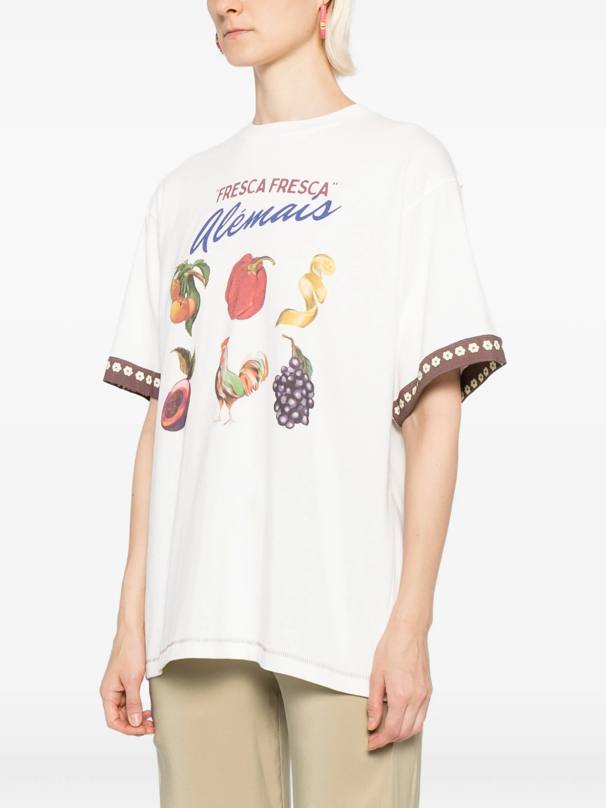 ALEMAIS Relaxed Fit Short-Sleeved T-Shirt