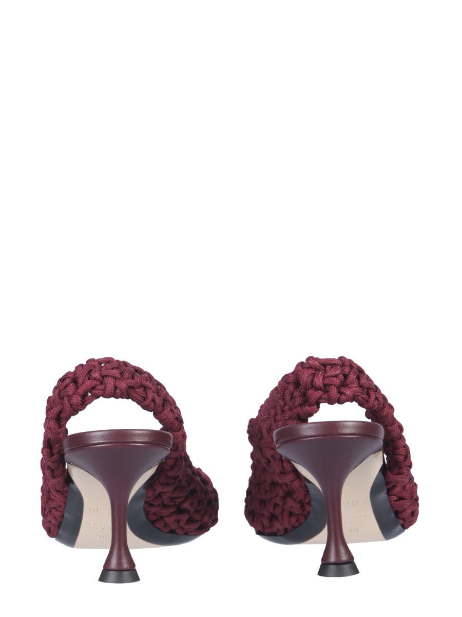 N°21 Chic Stiletto Slingback Heels - 10 CM