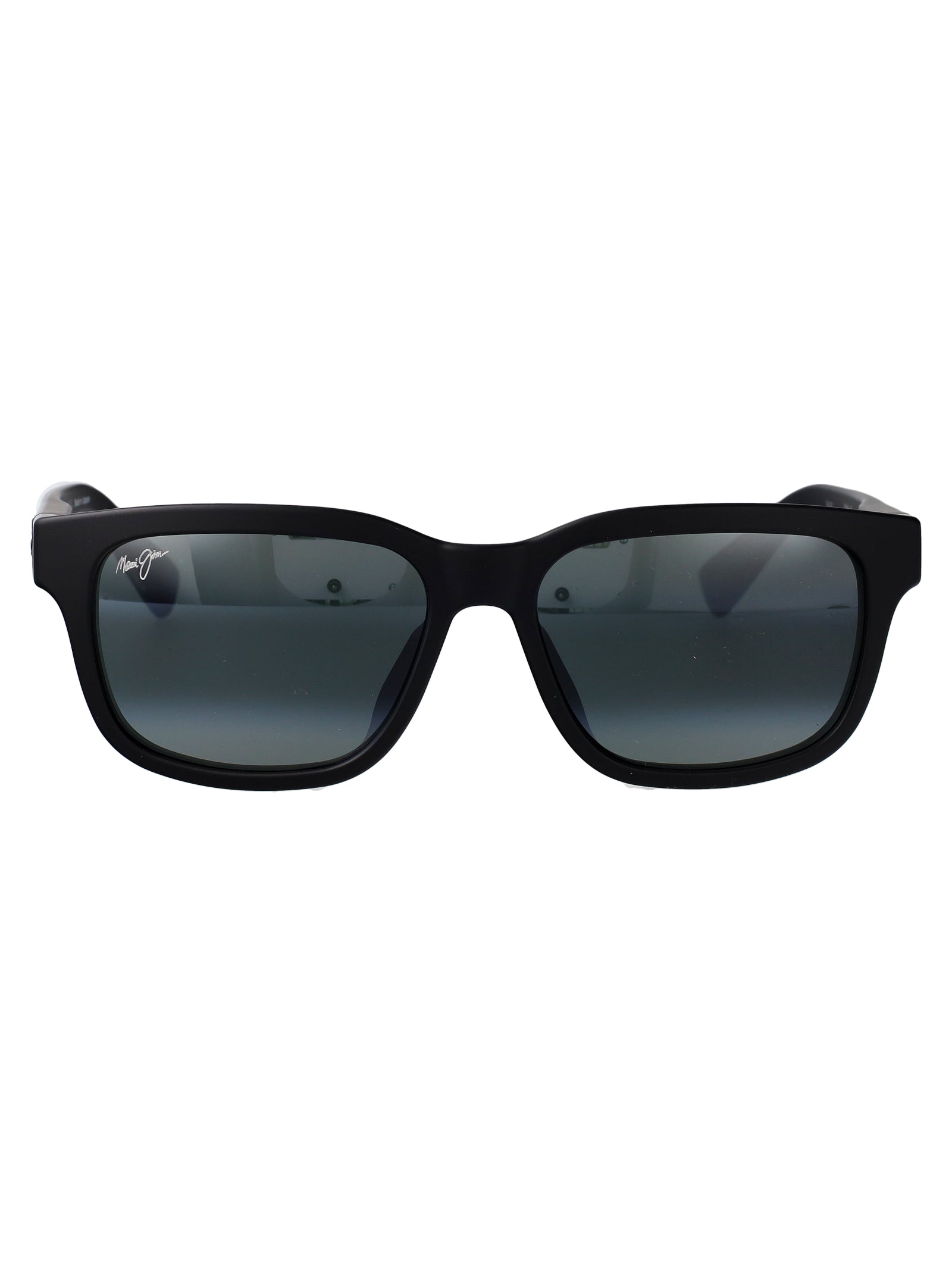 MAUI JIM Matte Black Plastic Sunglasses for Men - Fall/Winter 2025