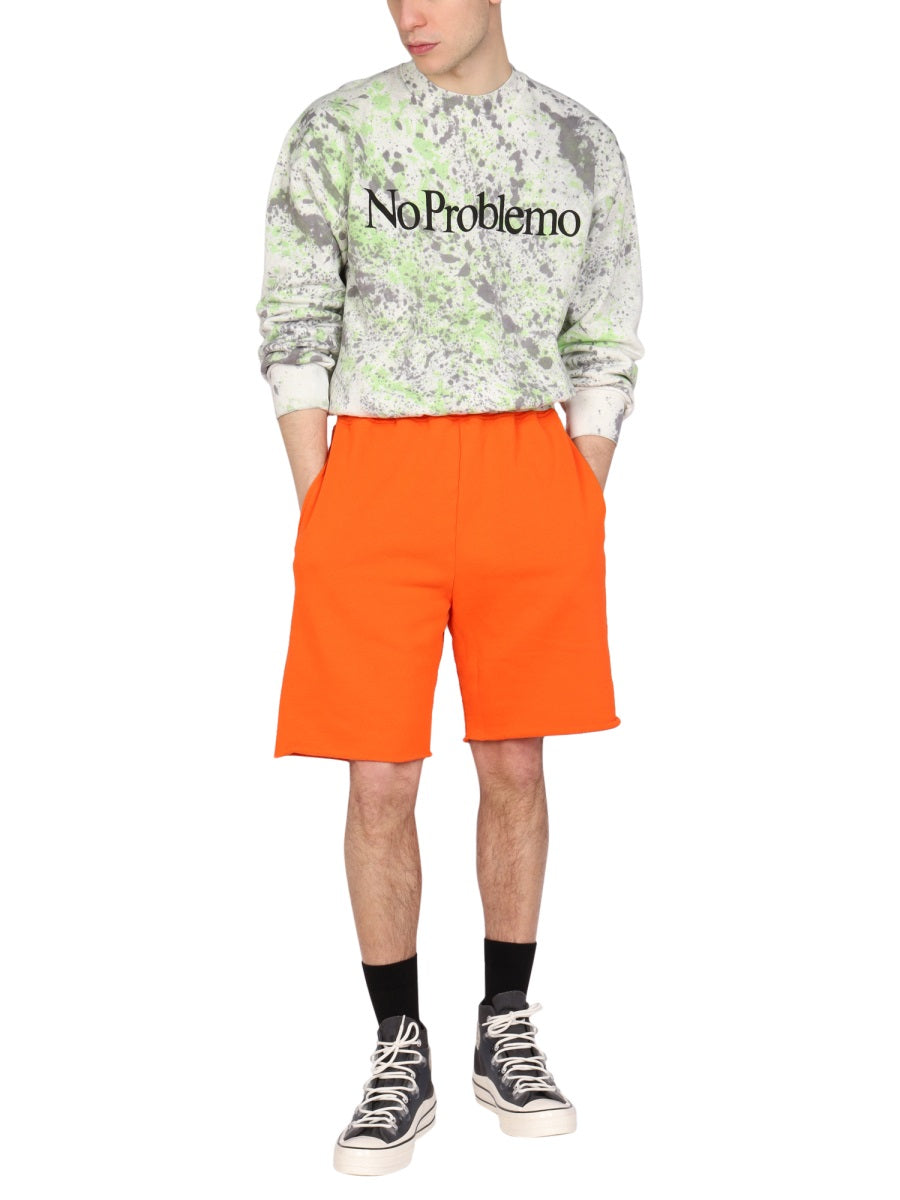 ARIES Printed Crew Neck Sweatshirt