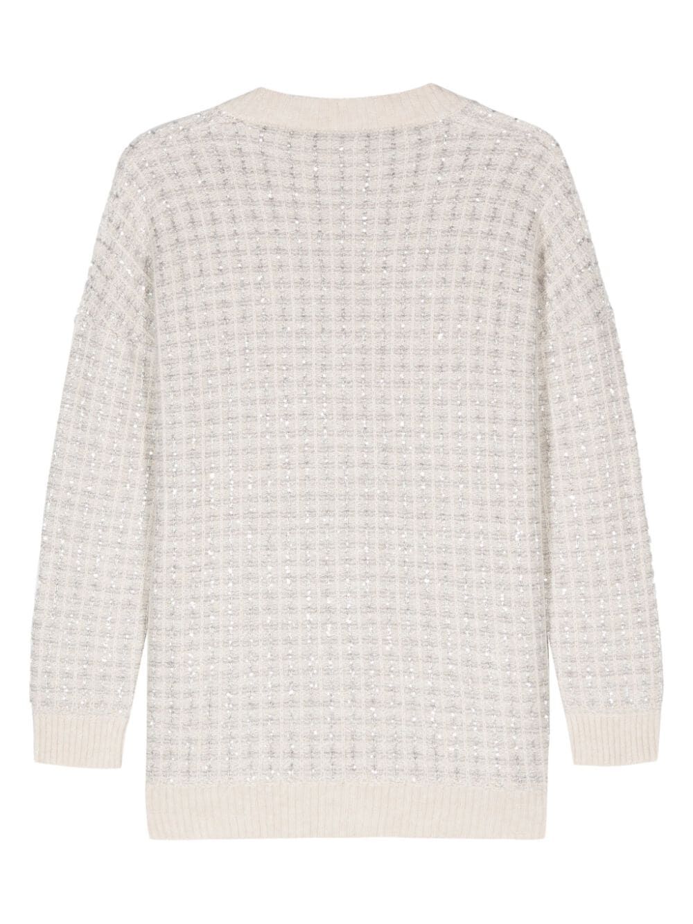 D.EXTERIOR Check Crystals Cardigan