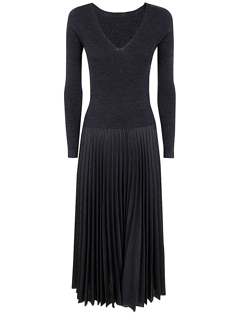 D.EXTERIOR Elegant Plisse Long Dress for Women