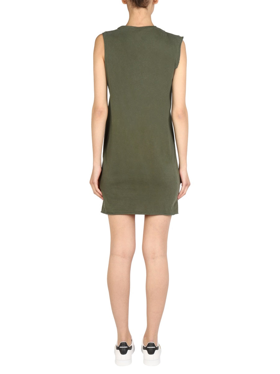 DSQUARED Mini Round Neckline Dress