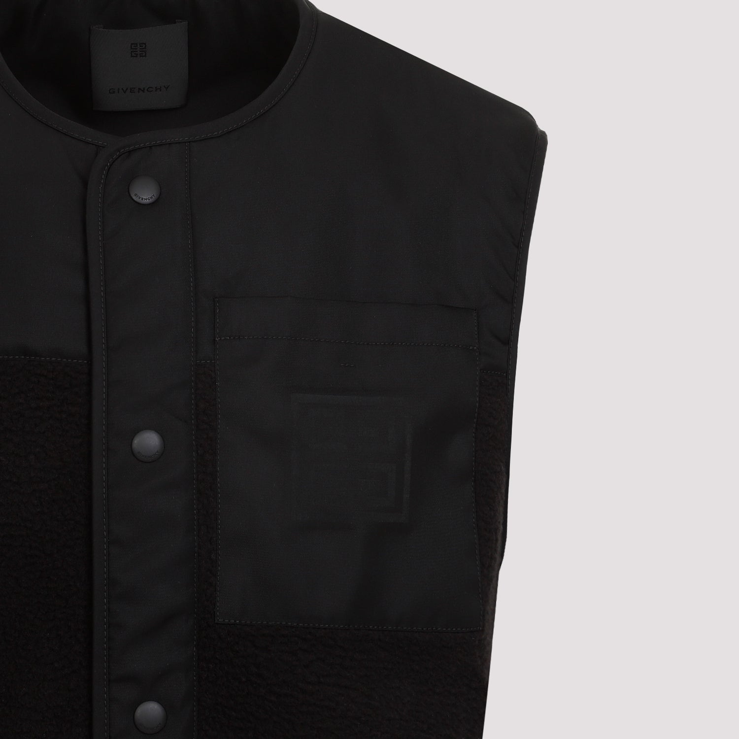 GIVENCHY 4G Pocket Mix Material Vest