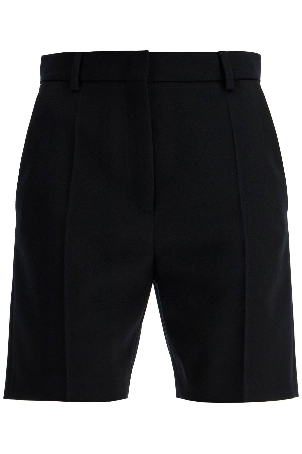 VALENTINO Wool Bermuda Mini Shorts