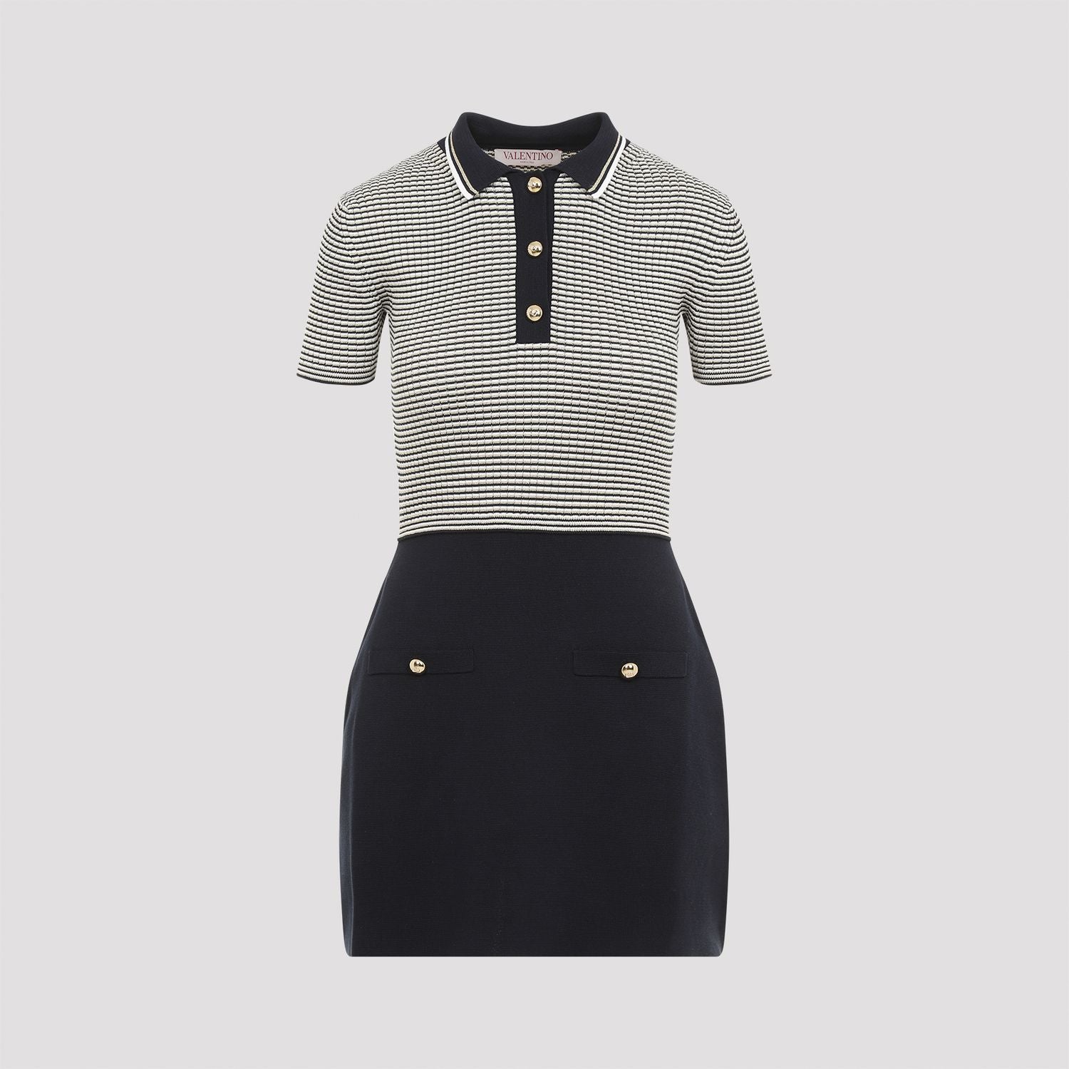 VALENTINO Chic Knit Mini Dress for Women