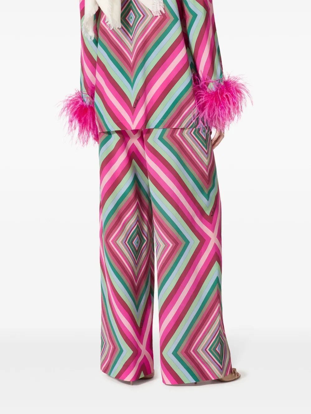 VALENTINO GARAVANI Elegant Patterned Trousers for Women - FW24 Collection