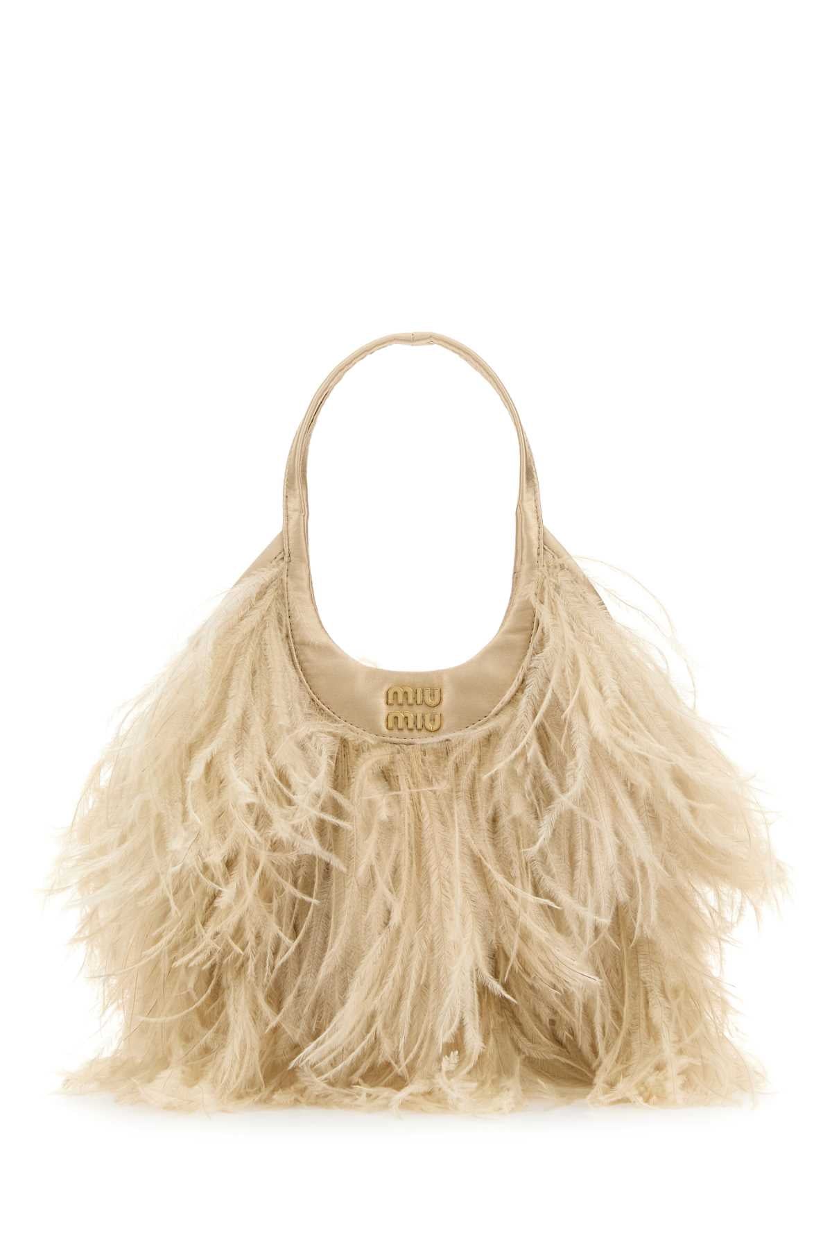 MIU MIU Embellished Mini Satin Handbag