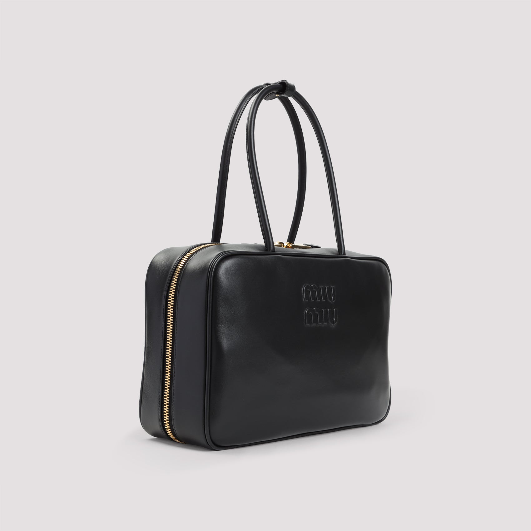 MIU MIU Leather Handbag 5BB117VMON2CRW Mini