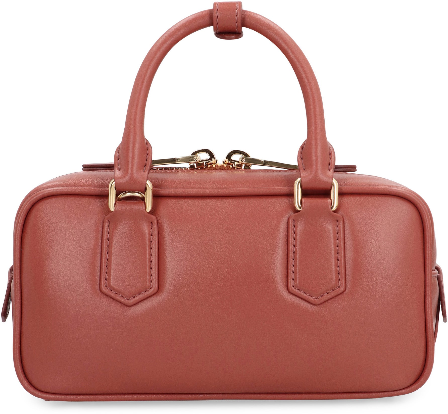 MIU MIU Mini Arcadia Handbag with Double Zipper Closure