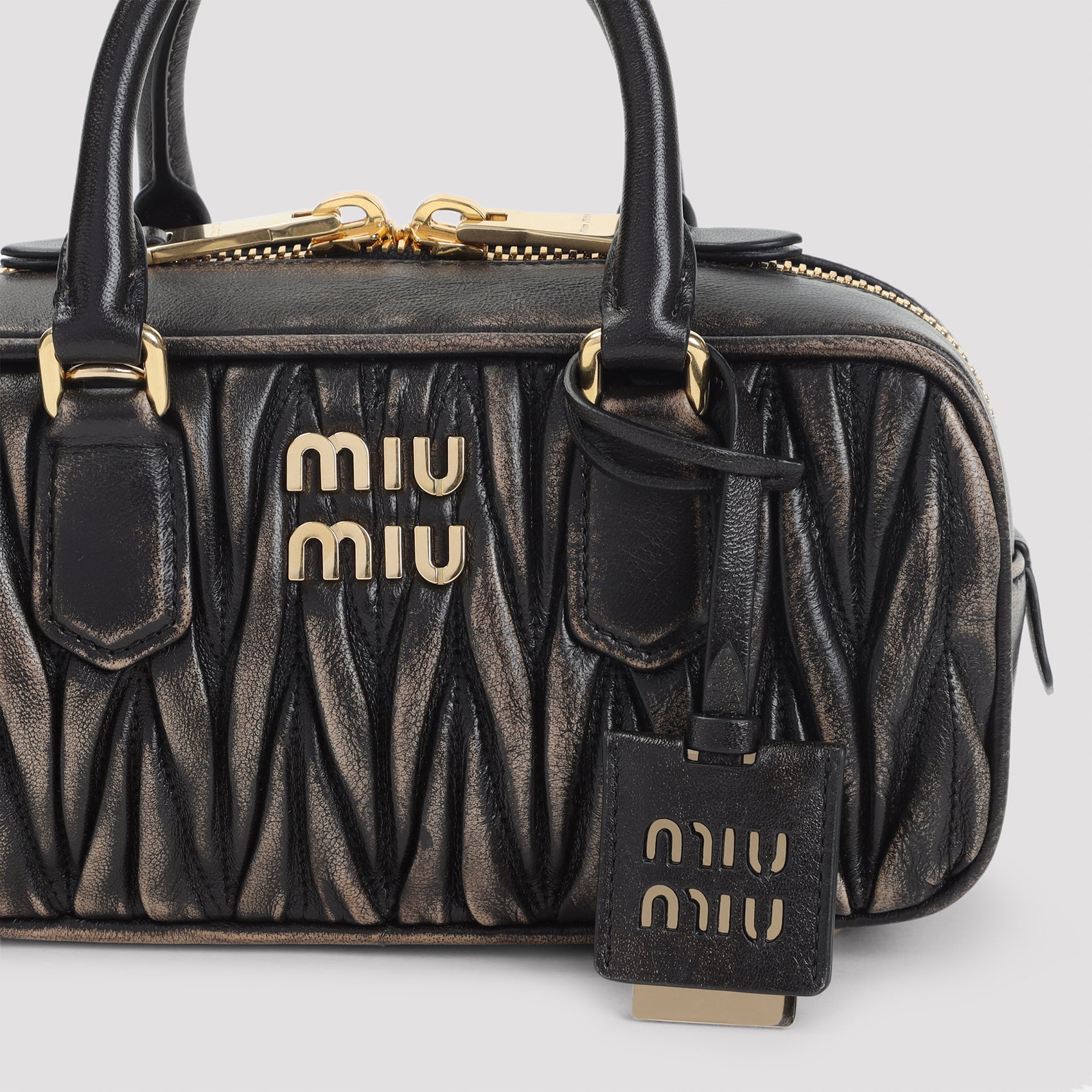 MIU MIU Lamb Leather Shoulder Handbag - Mini