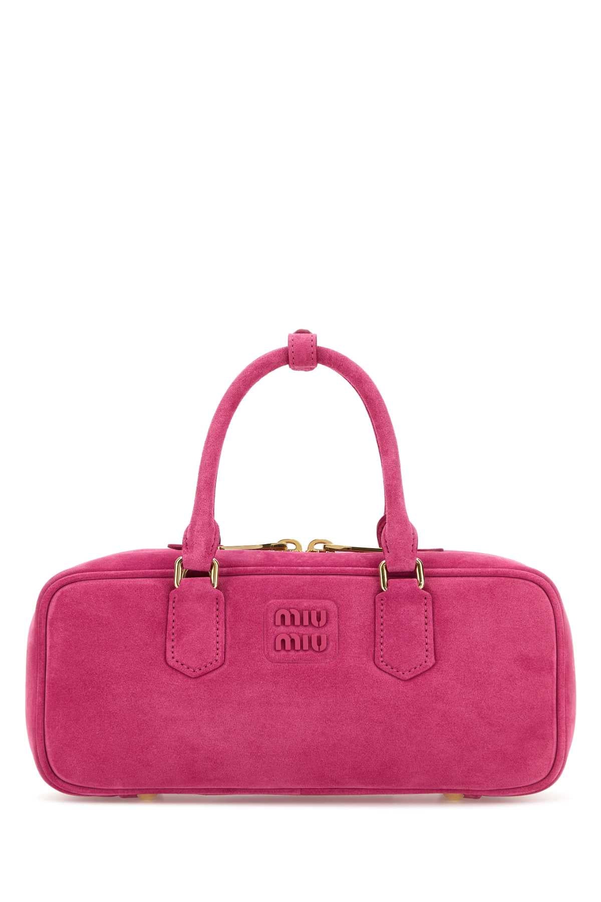 MIU MIU Suede Arcadie Handbag
