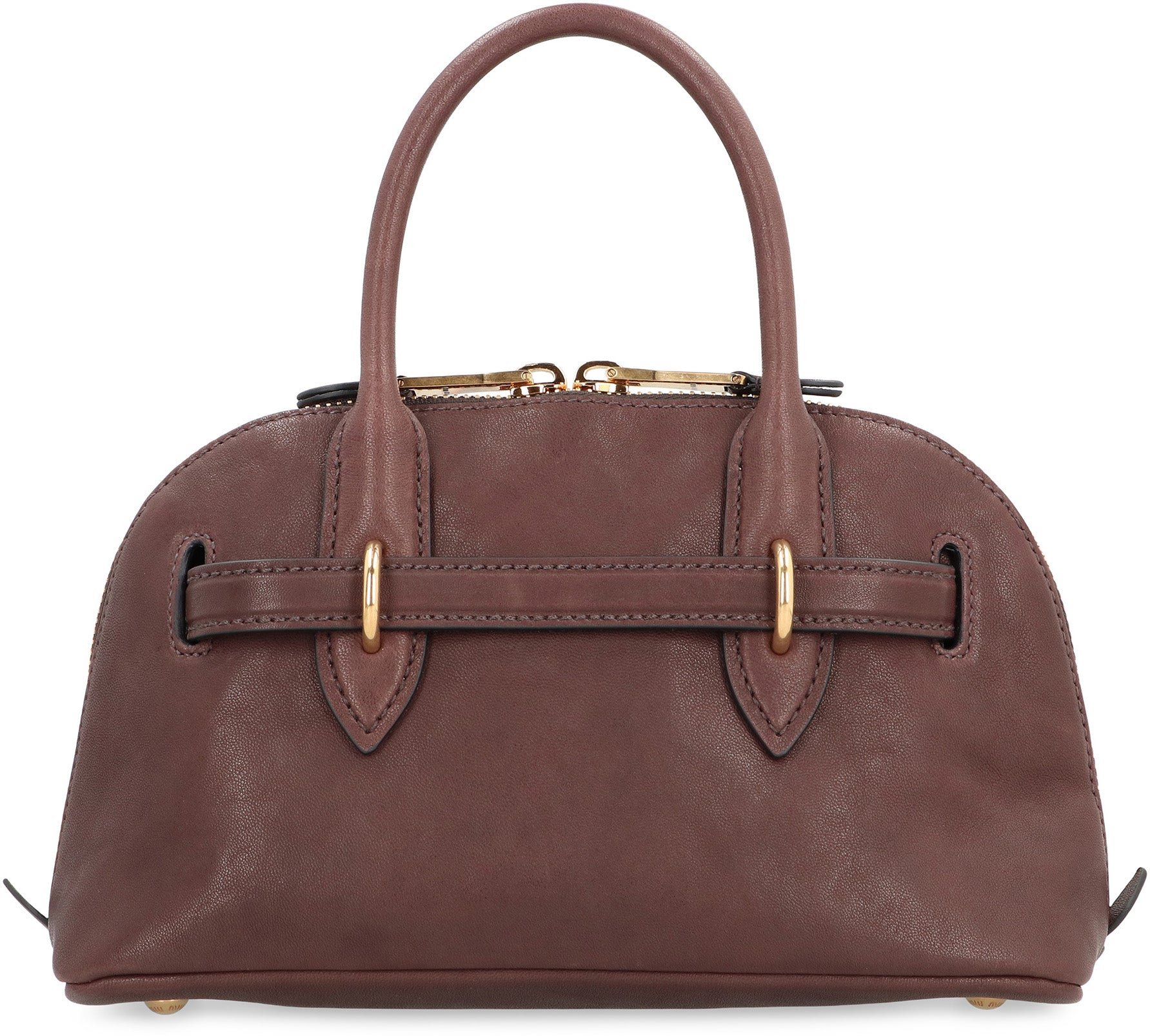 MIU MIU Luxurious Aventure Mini Tote Handbag in Leather