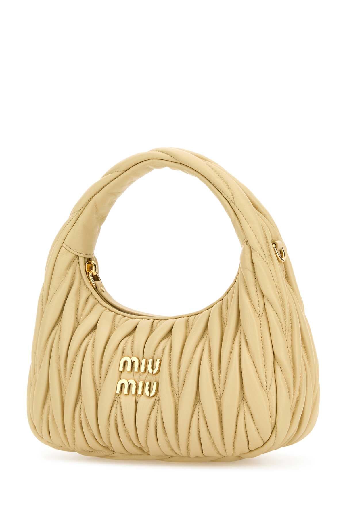 MIU MIU Luxe Nappa Leather Wander Handbag