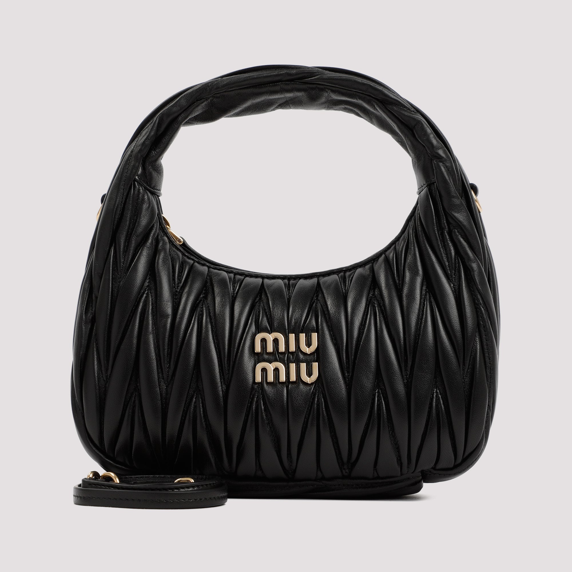 MIU MIU Mini Lamb Leather Handbag - 24cm x 13cm x 7cm