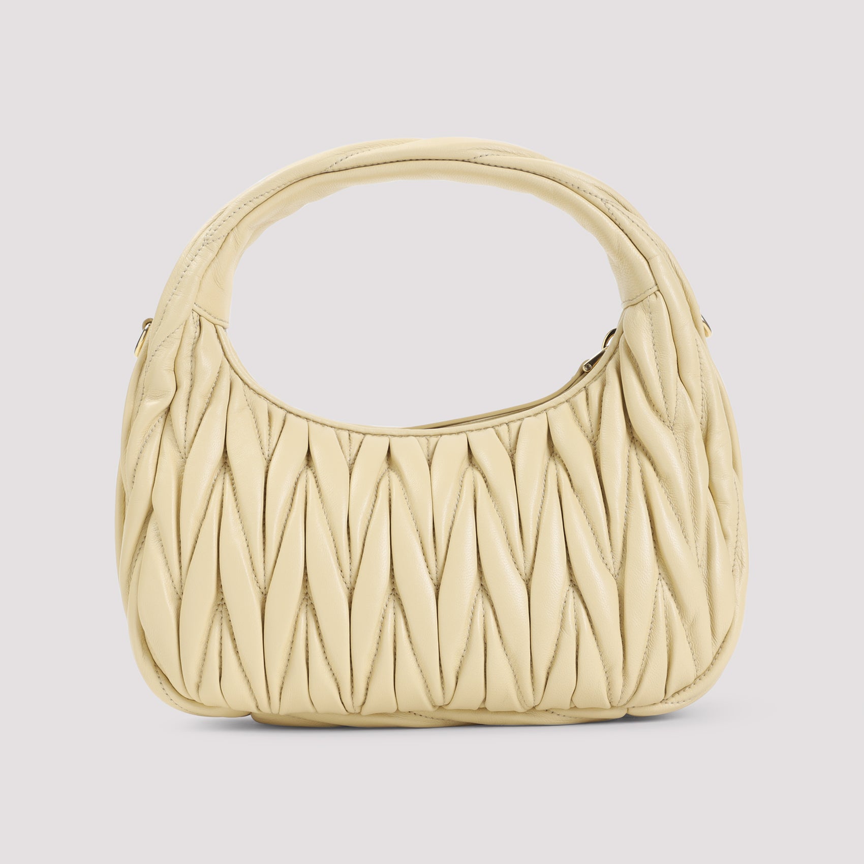 MIU MIU Luxe Nappa Leather Wander Handbag