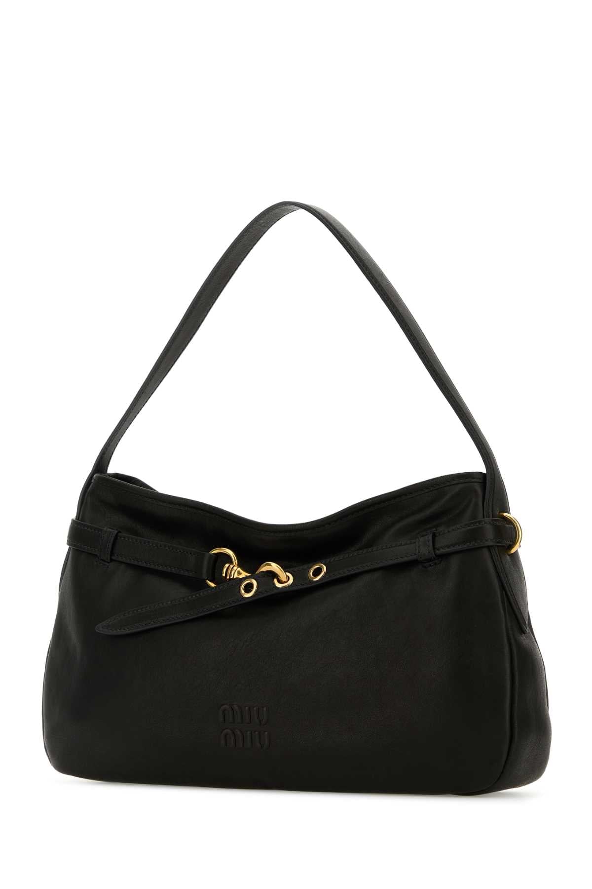 MIU MIU Nappa Leather Aventure Shoulder Handbag