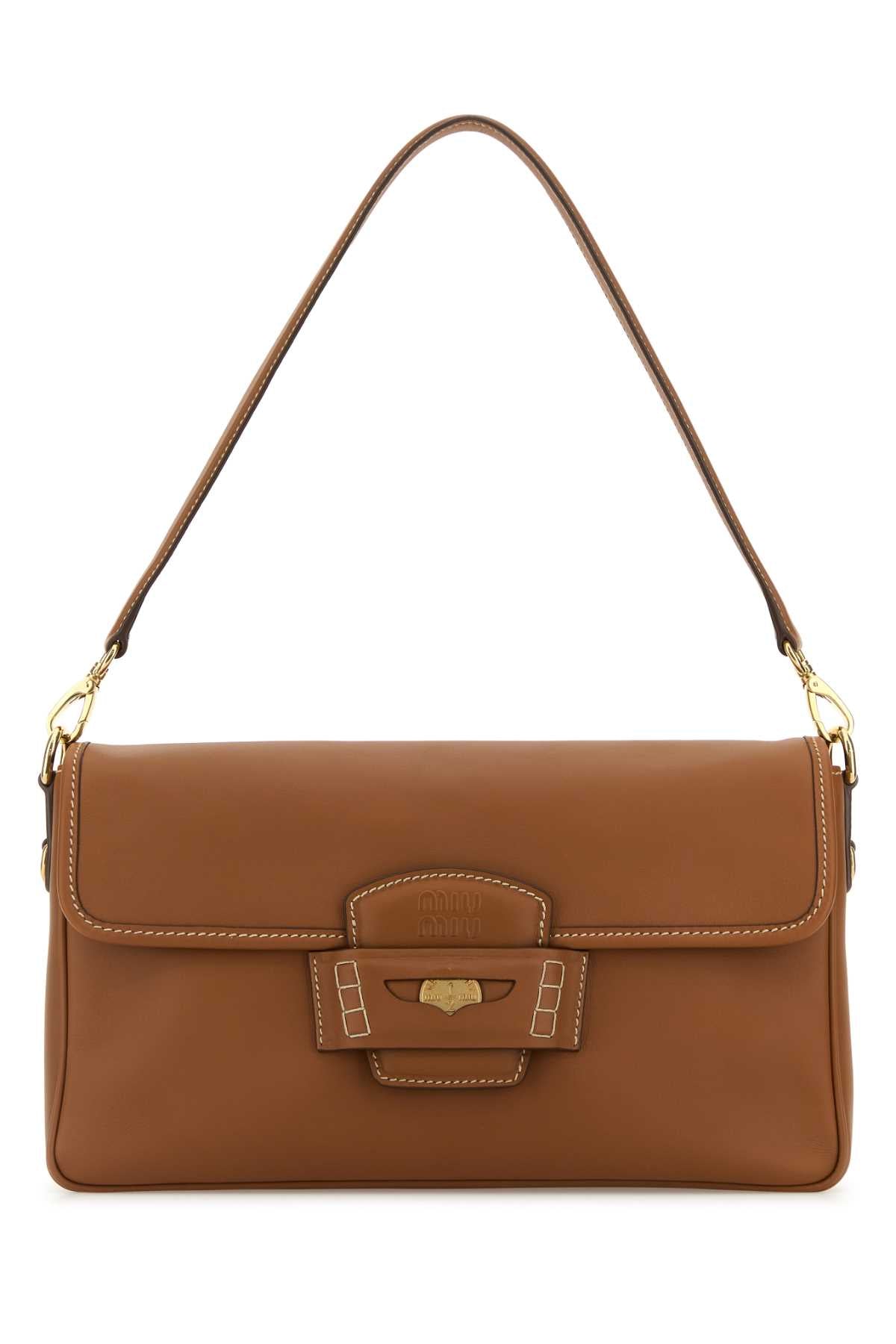 MIU MIU Mini Leather Penny Shoulder Handbag