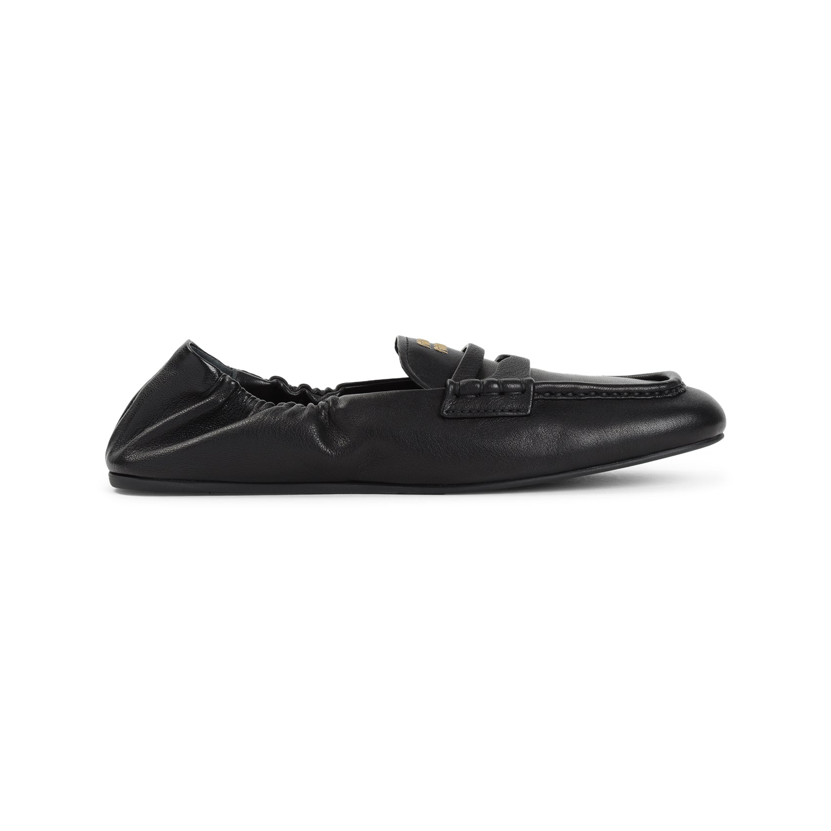 MIU MIU Luxe Leather Loafers for Women