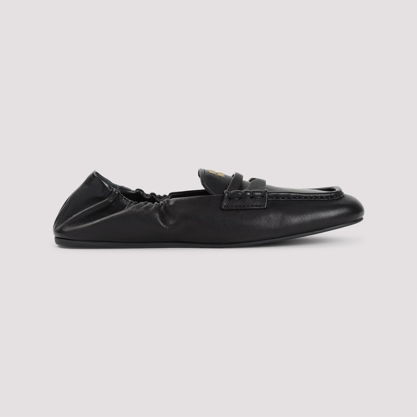 MIU MIU Luxe Leather Loafers for Women