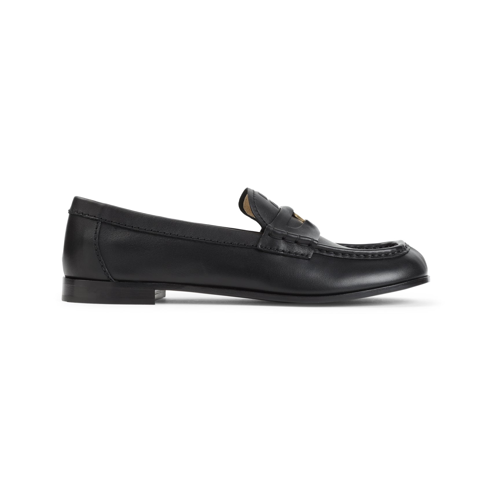 MIU MIU Elegant Leather Loafers for Women