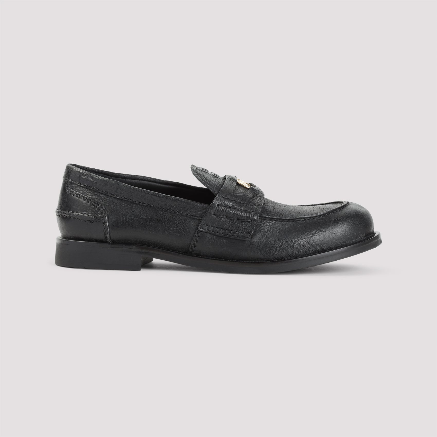 MIU MIU Exquisite Leather Loafers for Women