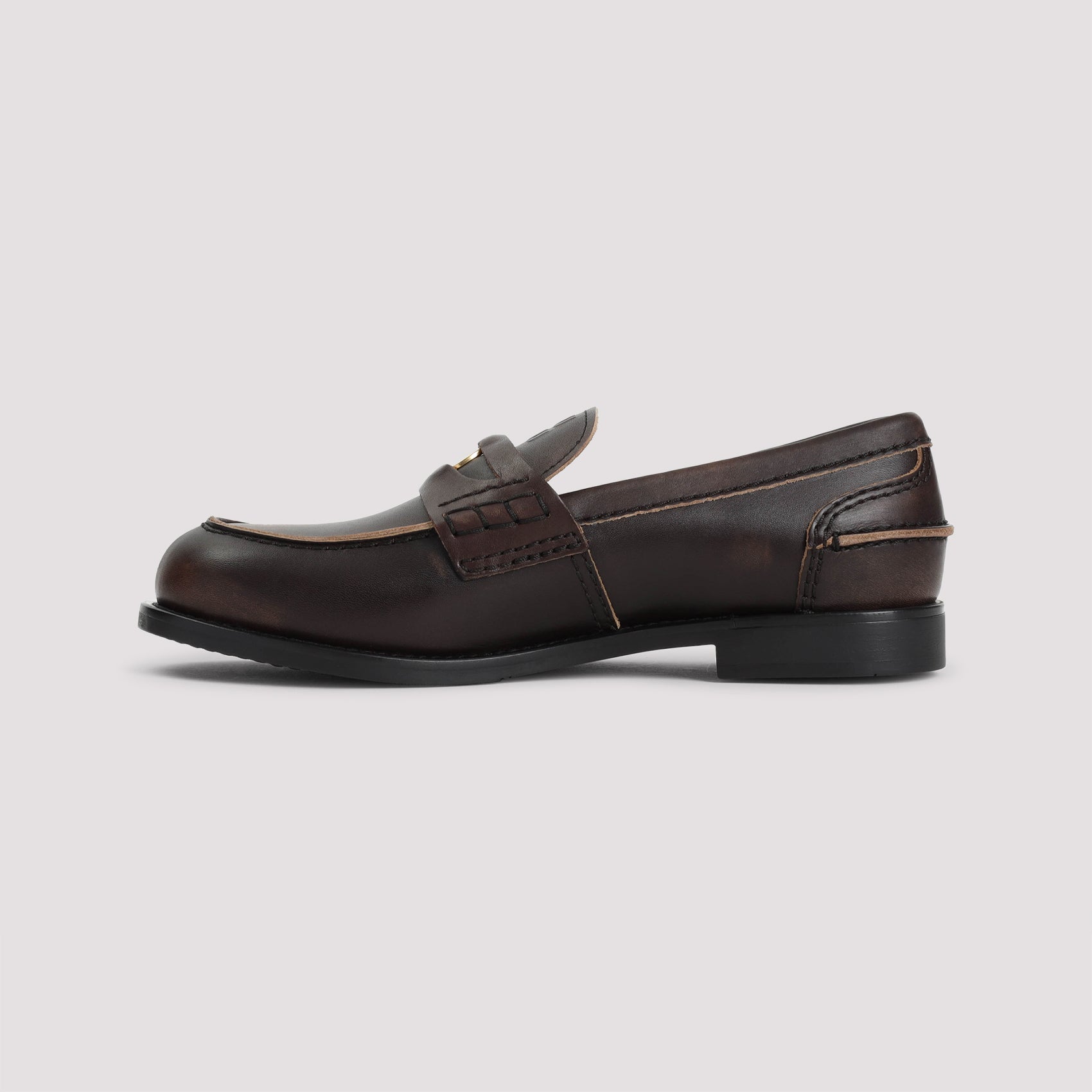 MIU MIU Leather Loafers for Women