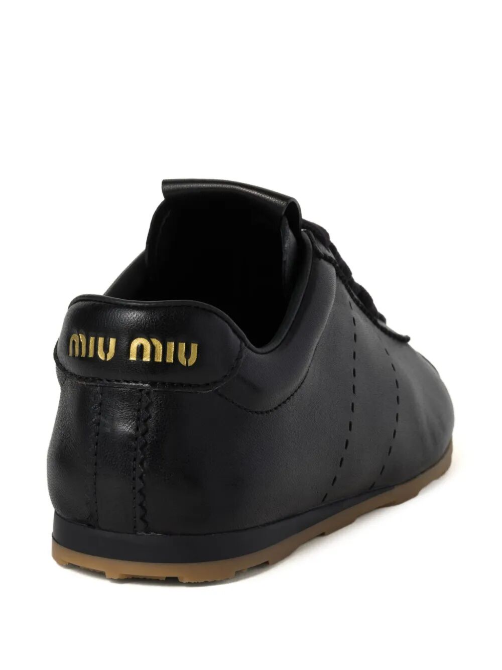 MIU MIU Plume Nappa Leather Sneakers for Women