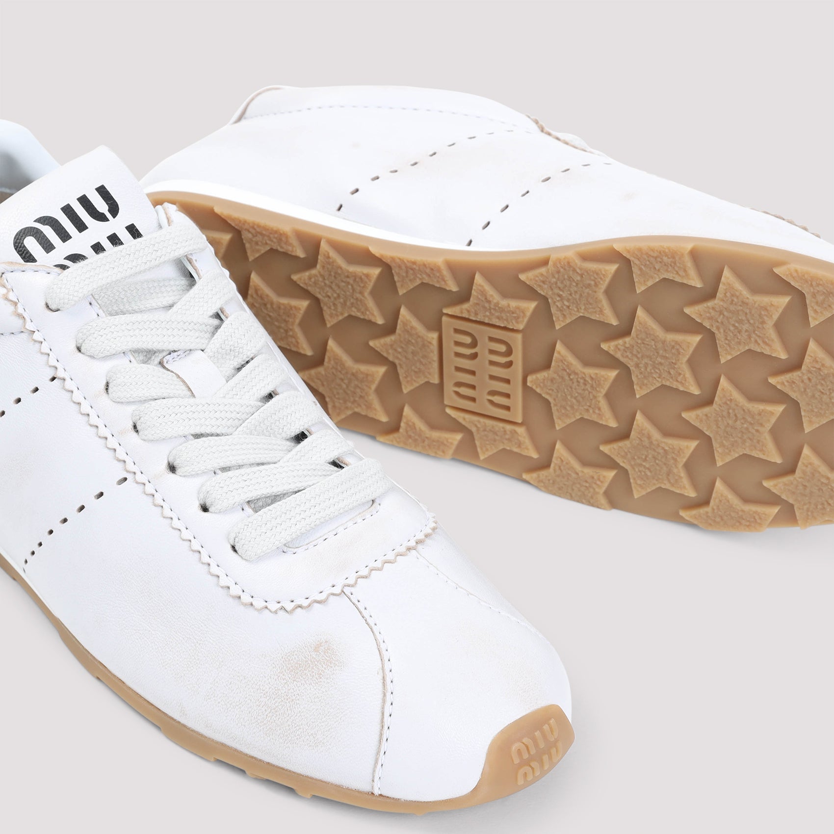 MIU MIU Women's Leather Sneakers