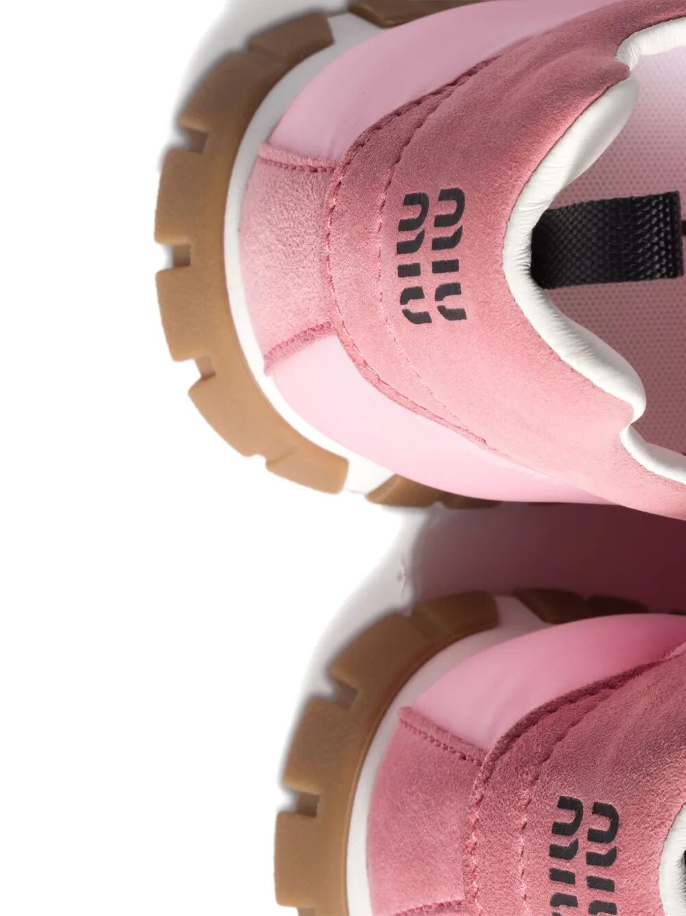 MIU MIU Technical Fabric and Suede Sneakers for Women