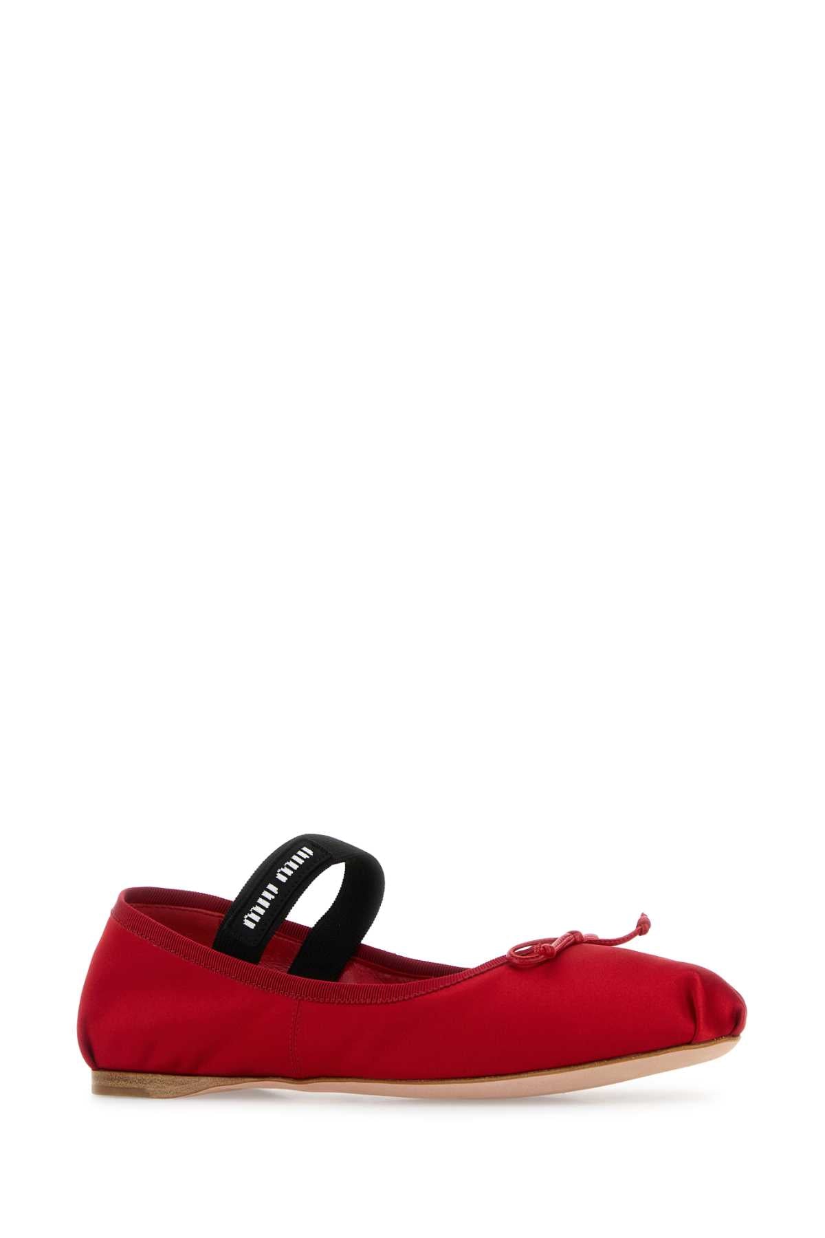 MIU MIU Satin Ballerinas for Women