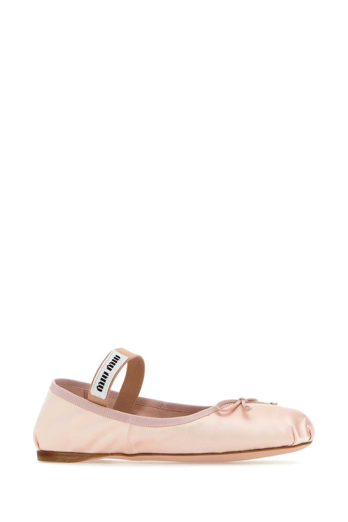 MIU MIU Satin Ballerina Flats for Women