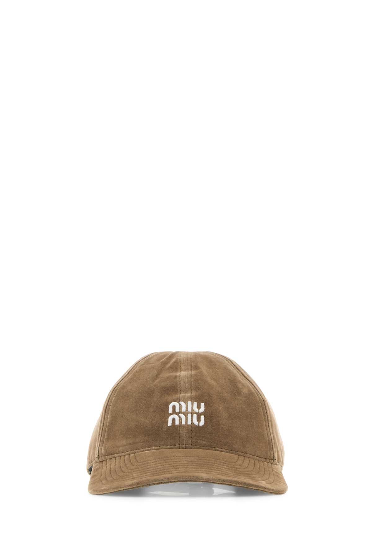 MIU MIU Velvet Baseball Cap for Women