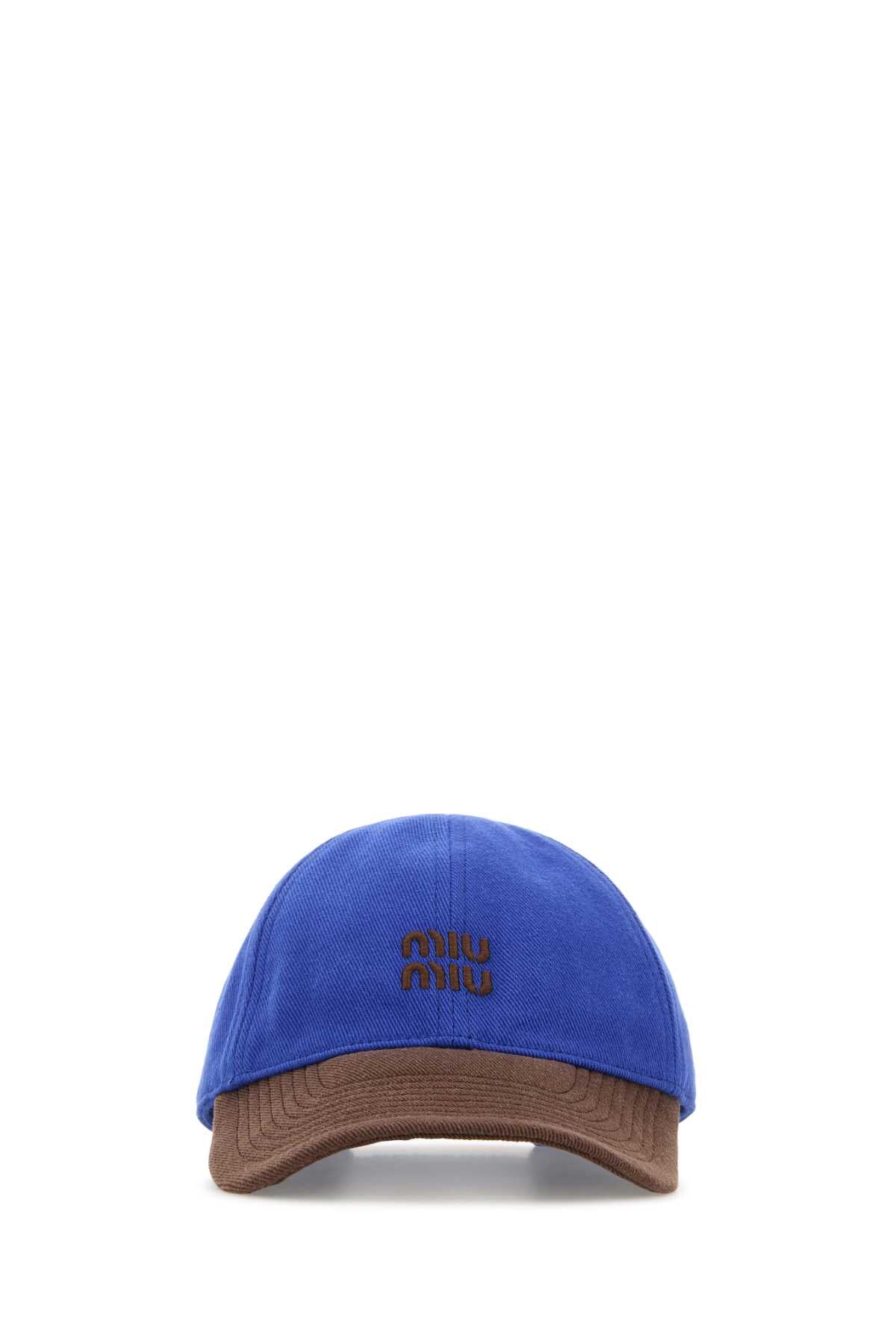 MIU MIU Two-Tone Baseball Cap for Women