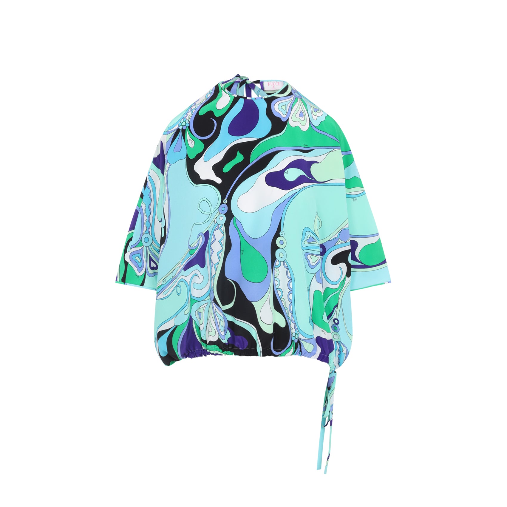 EMILIO PUCCI Orchidee Blouse - Women's Silk Top