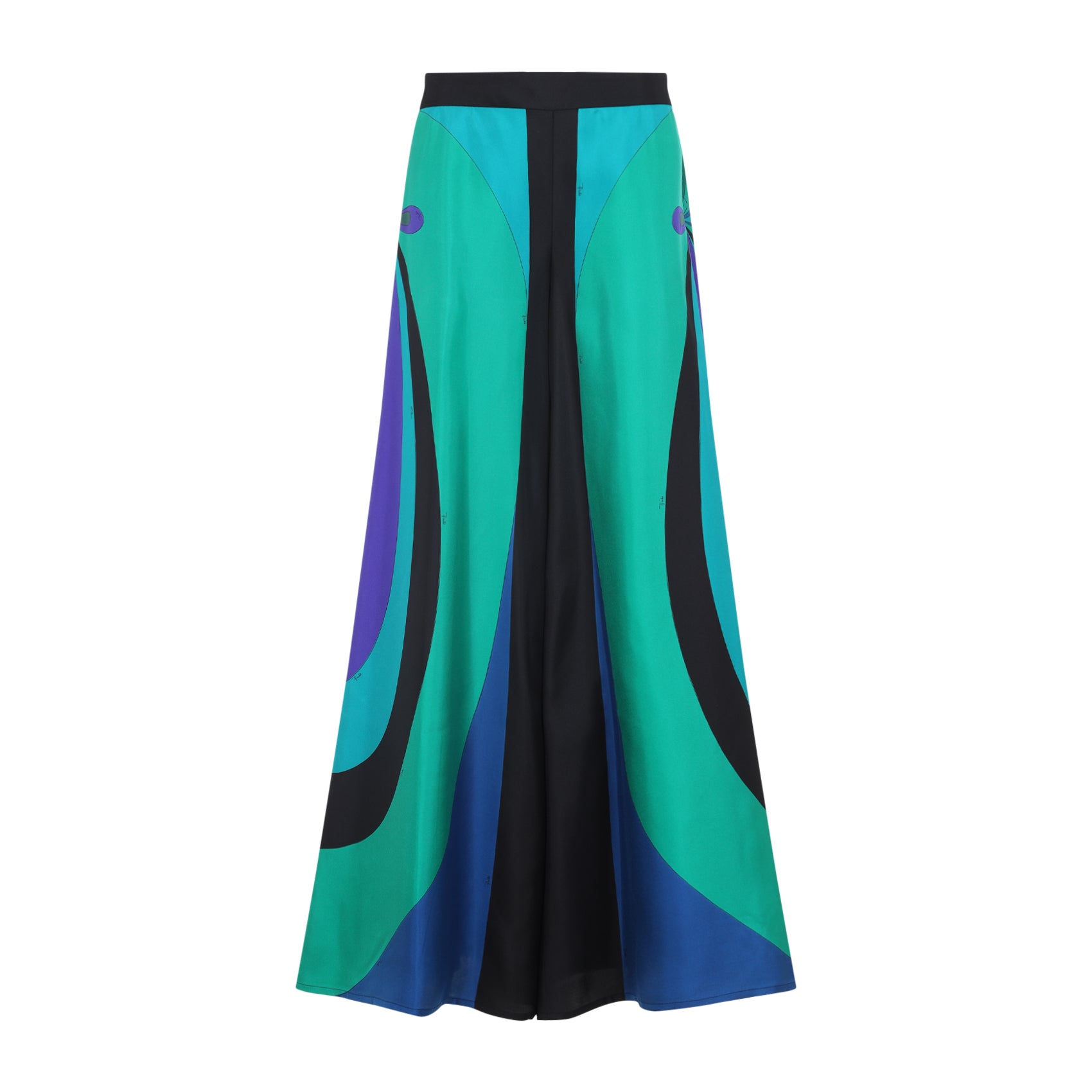 EMILIO PUCCI Silk Pants for Women - SS25 Collection