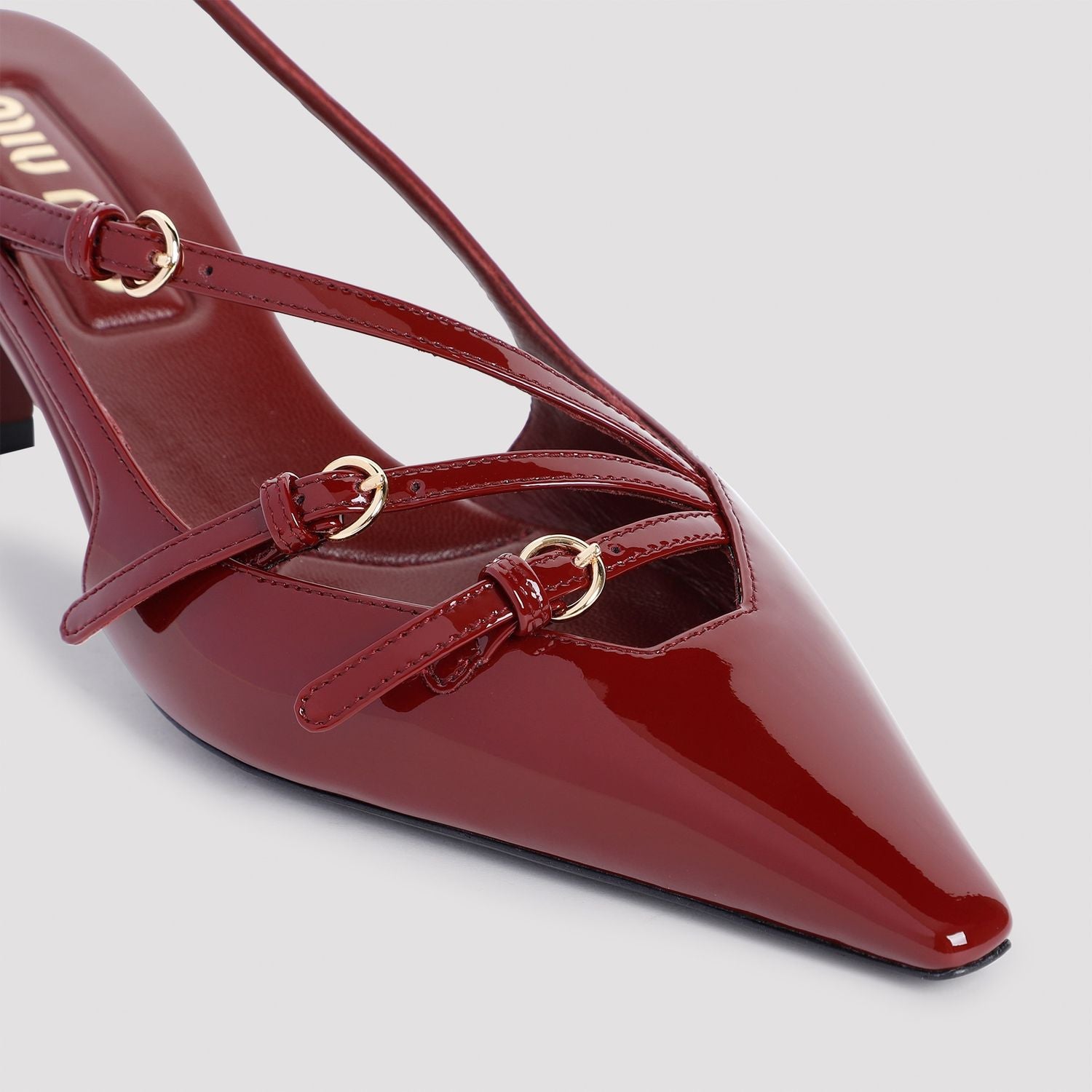 MIU MIU Patent Leather Pumps with 5cm Heel Height