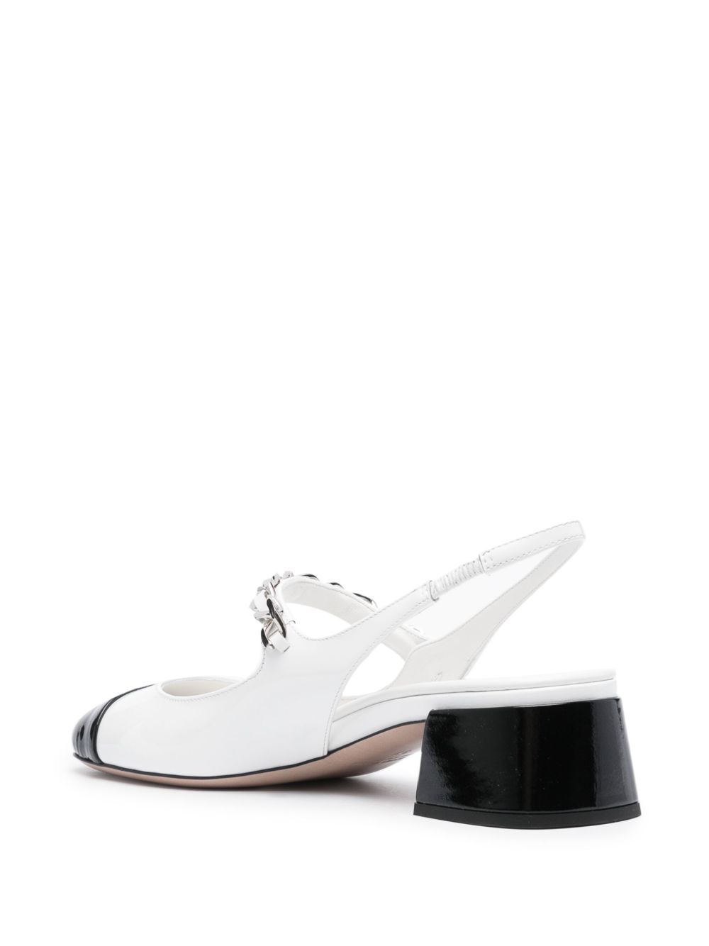 MIU MIU Stylish Leather Pumps with 4cm Heel Height