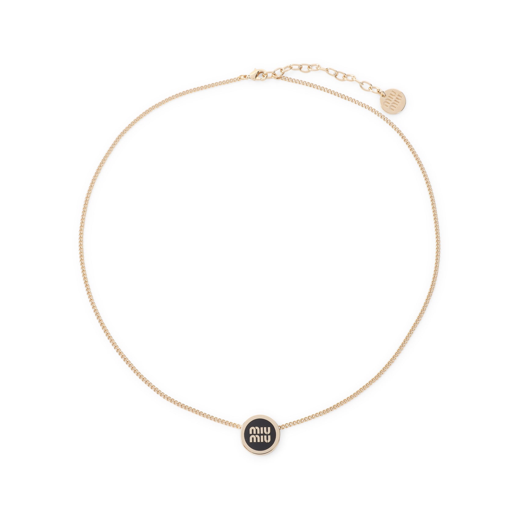 MIU MIU Brass Statement Necklace