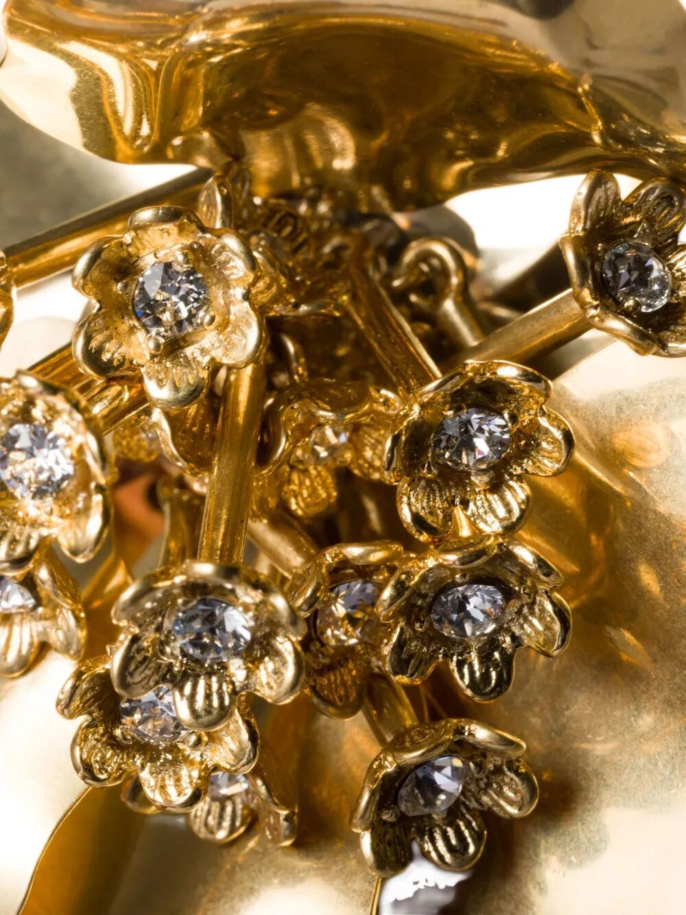 MIU MIU Gold Metal Brooch