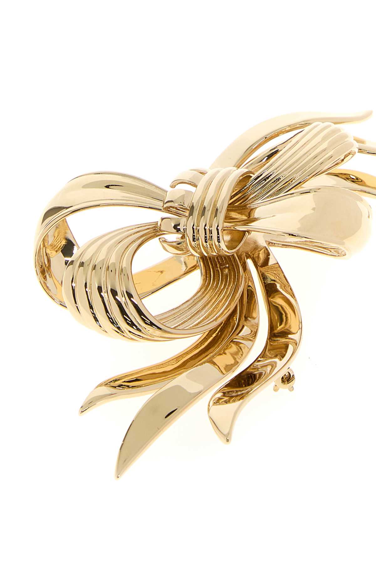 MIU MIU Mini Brass Brooch Pin