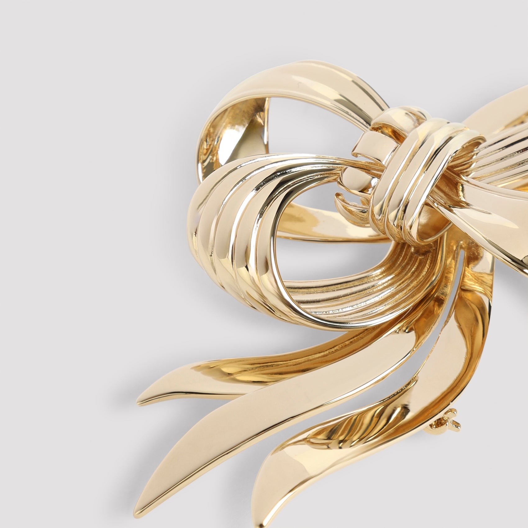 MIU MIU Mini Brass Brooch Pin