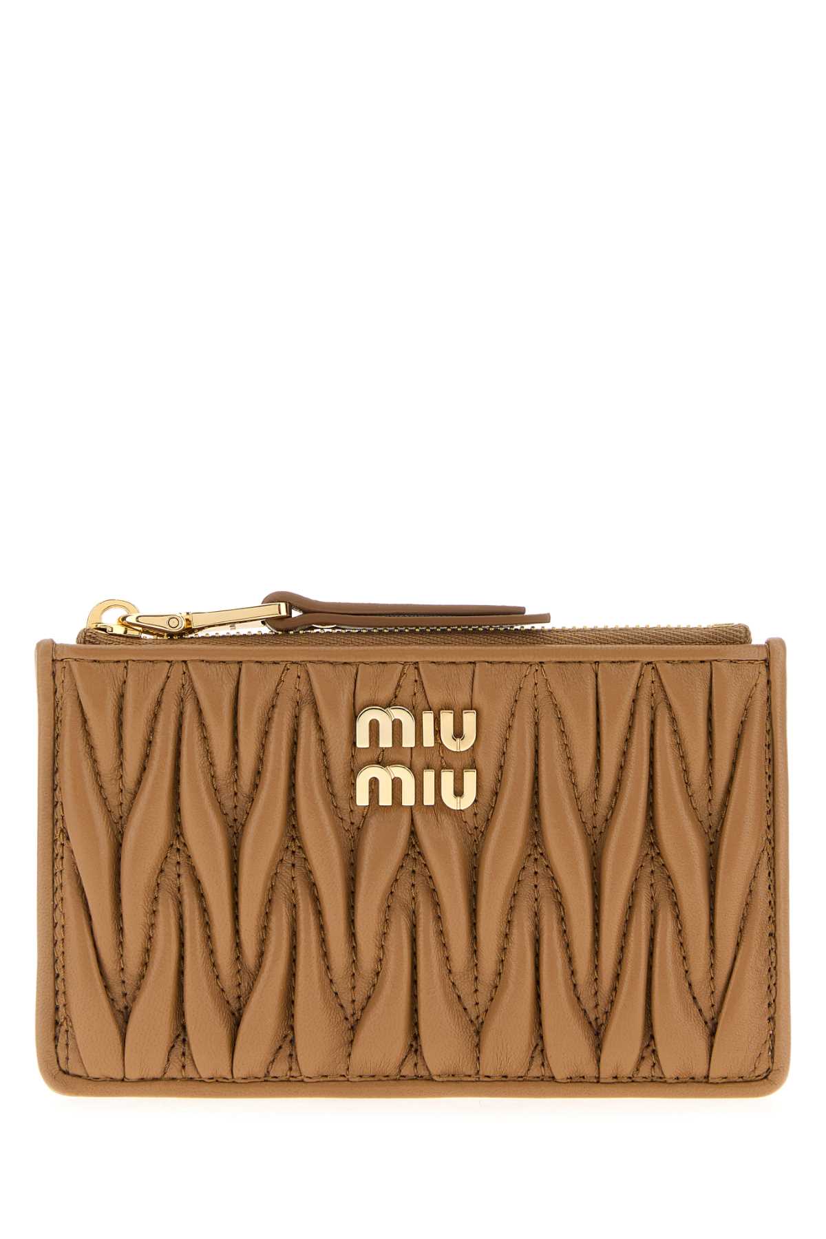 MIU MIU Mini Nappa Leather Card Holder