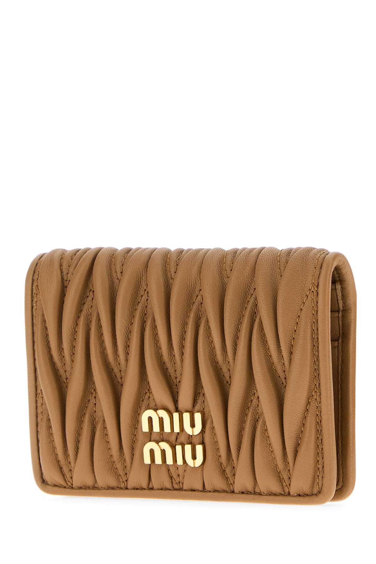 MIU MIU Mini Nappa Leather Card Holder for Women