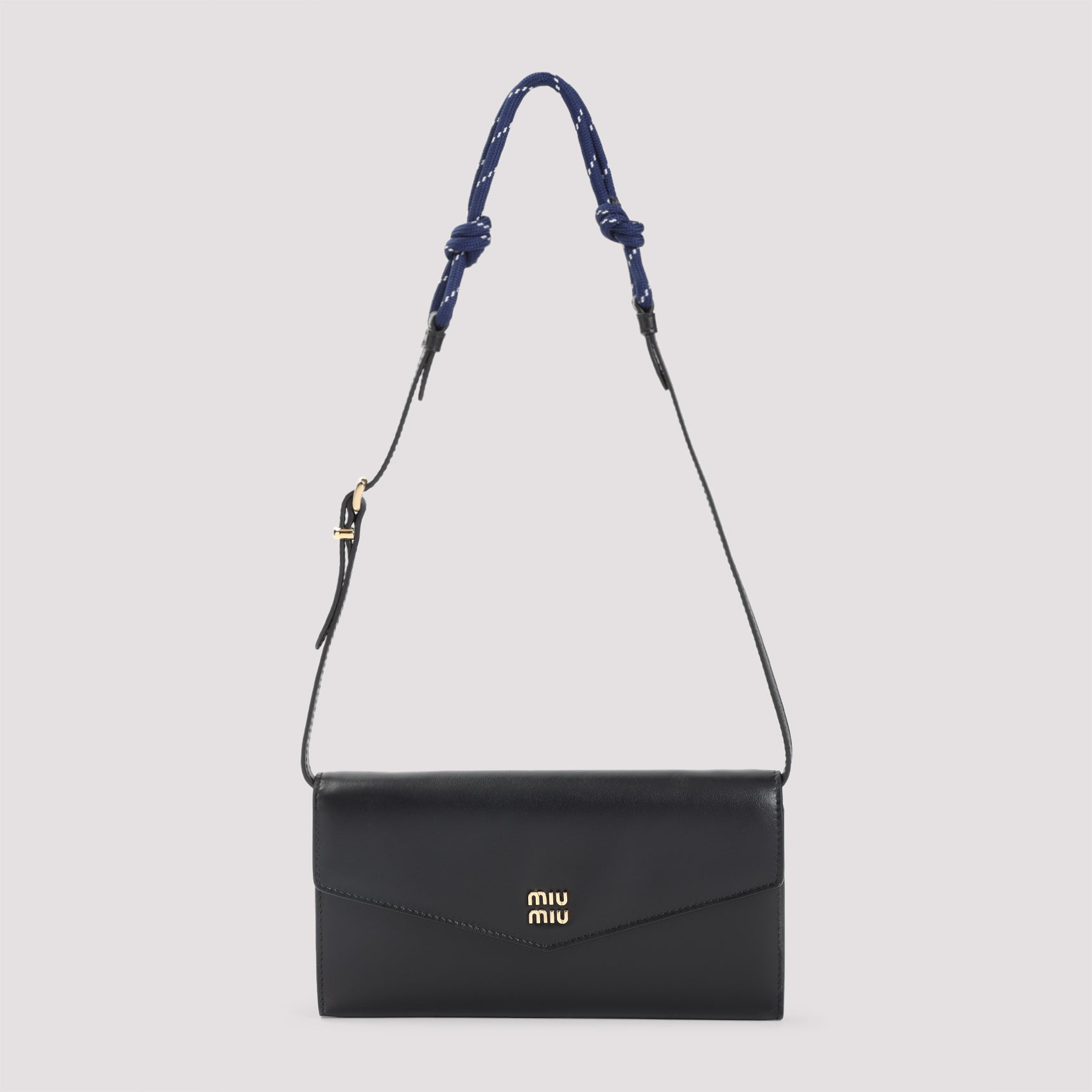 MIU MIU Tracoll Mini Handbag with Logo Design