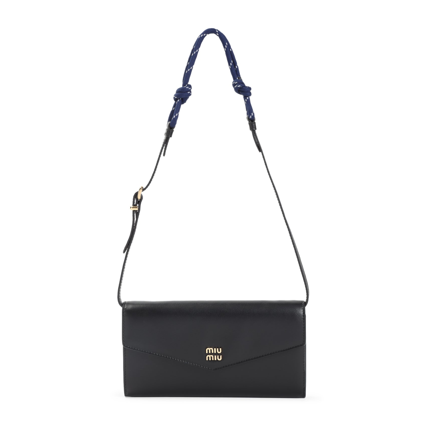 MIU MIU Tracoll Mini Handbag with Logo Design