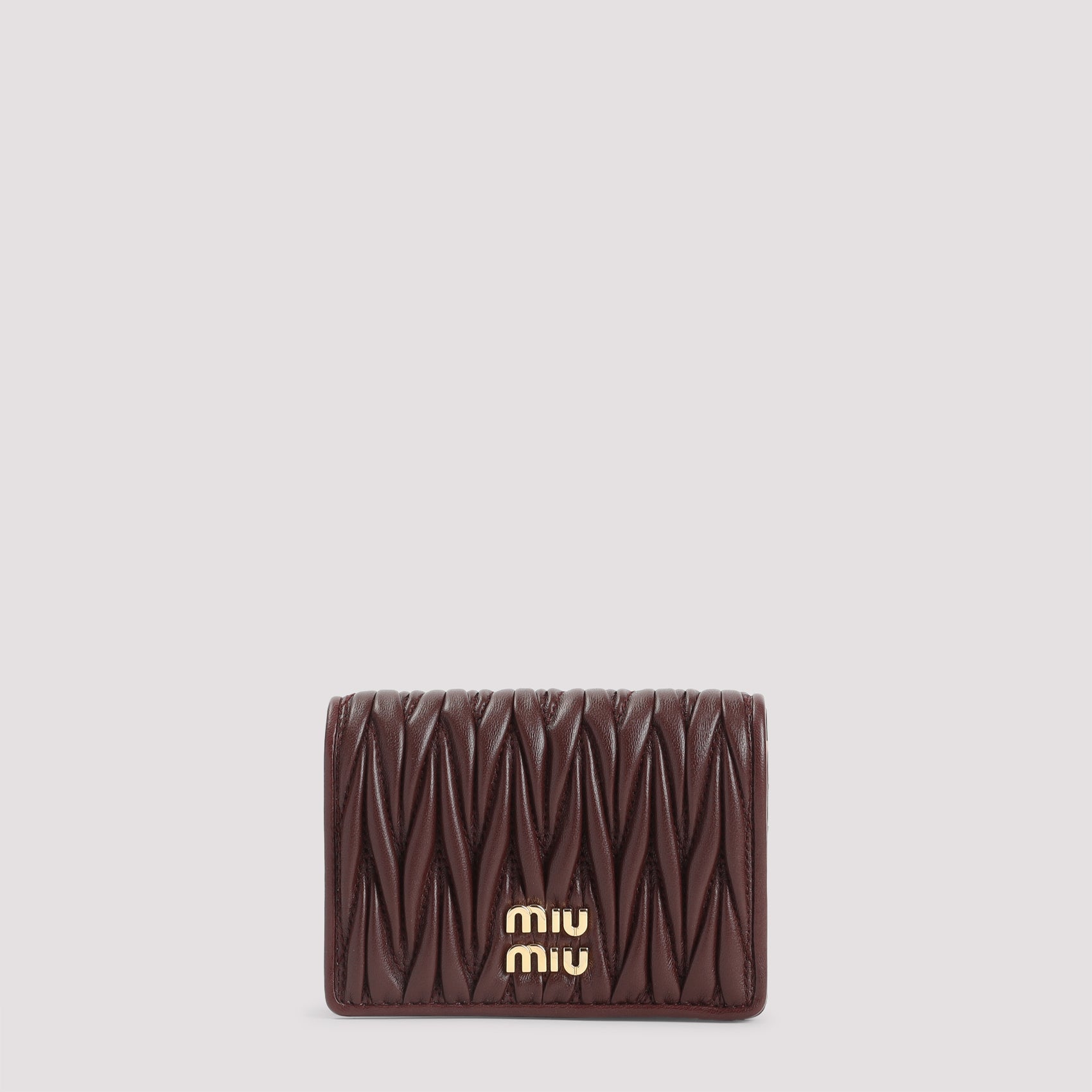 MIU MIU Mini Lamb Leather Wallet